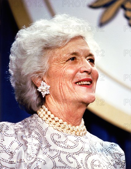 U.S. First Lady Barbara Bush