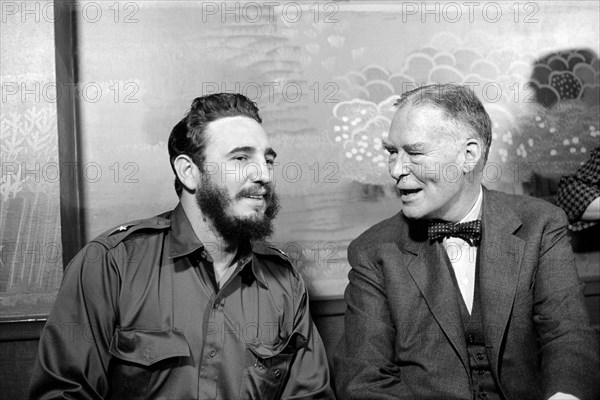 Cuban Prime Minister Fidel Castro