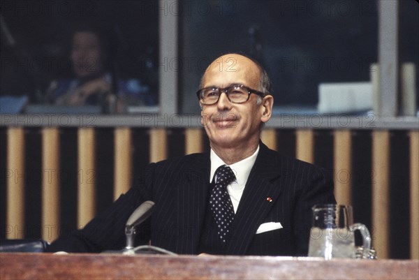 French President Valery Giscard d'Estaing