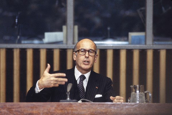 French President Valery Giscard d'Estaing