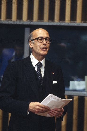 French President Valery Giscard d'Estaing