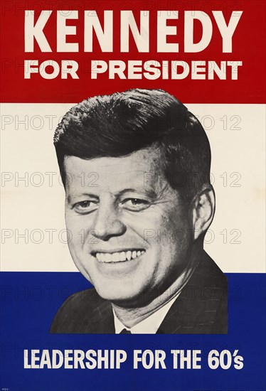 U.S. Presidential Campaign Poster for John F. Kennedy