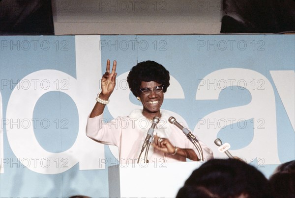 Democratic U.S. Congresswoman Shirley Chisholm