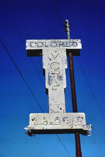 Neglected Directional Roadside Sign