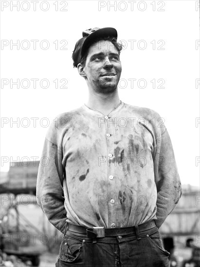 Young Miner who is also a Farm Laborer