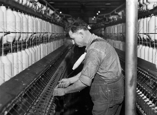 Worker at Mary-Leila Cotton Mill