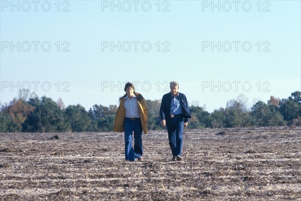 U.S. President Jimmy Carter with his son James Earl "Chip" Carter III