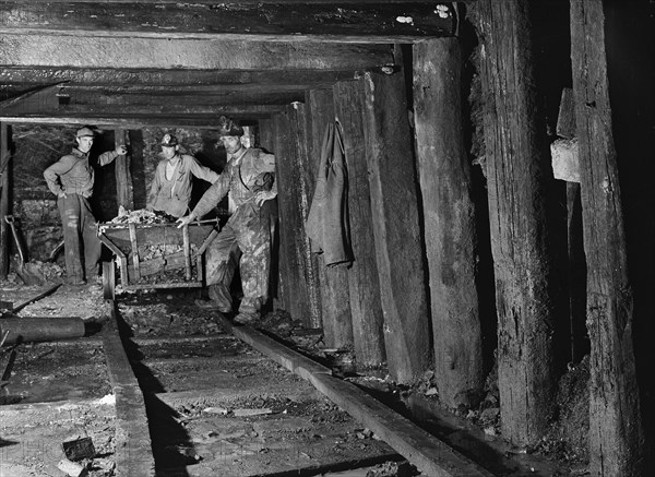 Interior of Mine on Farm of William Giles