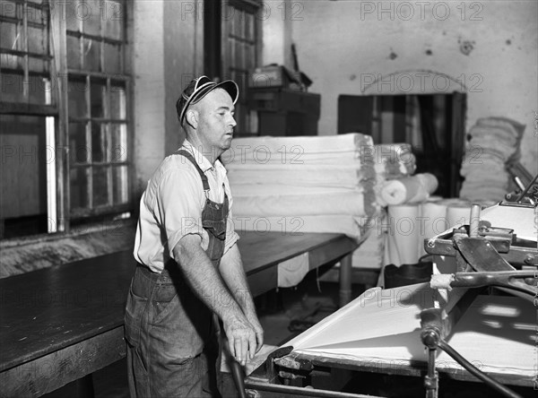 Worker at Mary-Leila Cotton Mill