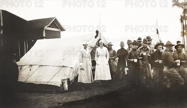 Two American Red Cross Canteen Workers