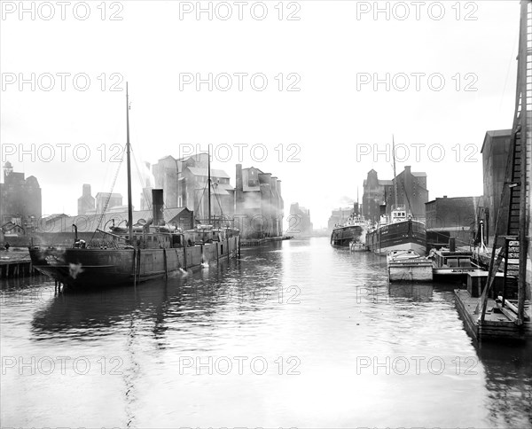 Buffalo River and Grain Elevators