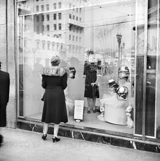 Woman Window Shopping