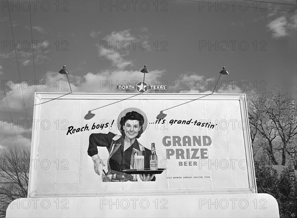 Billboard for Grand Prize Beer