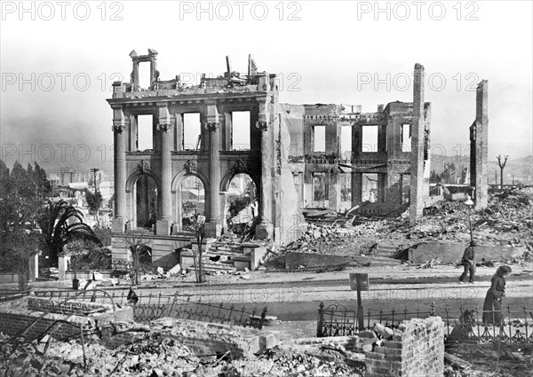 Ruins after Earthquake