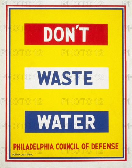 Water Conservation Poster