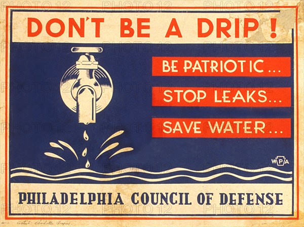 Water Conservation Poster