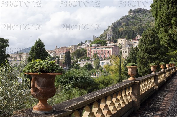 View of Hillside Village from Public Garden Promenade