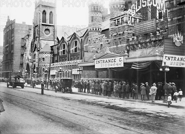 Crowd outside Republican National Convention