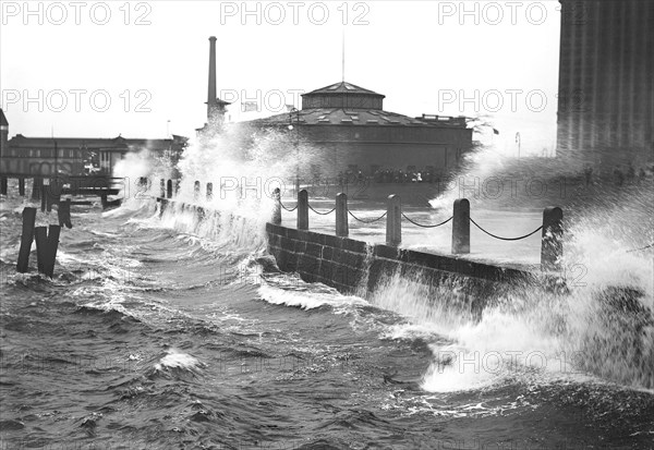 Waves Crashing the Battery