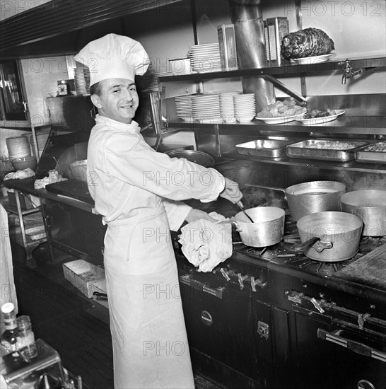 Chef in North Beach Italian restaurant