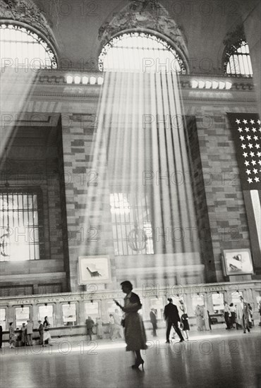 Main Concourse with sunlight streaming through windows