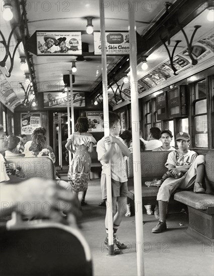 Passengers on Subway