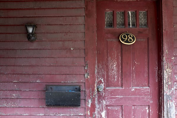 Entrance to Dilapidated House