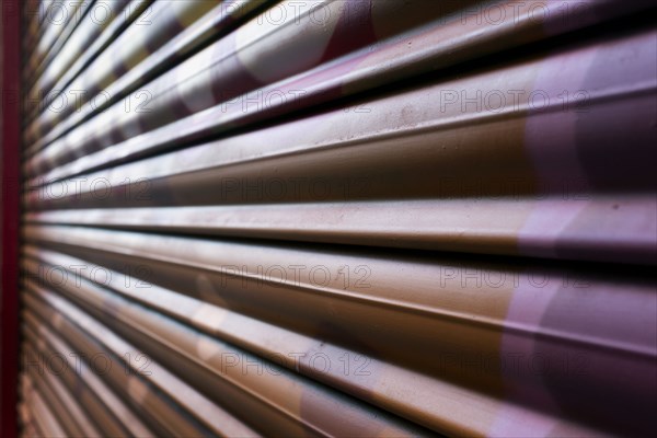 Dramatic Angle View of Roll-down Security Door