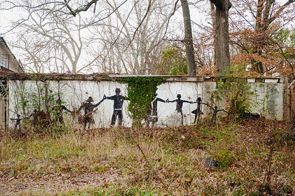 Wall Mural of People holding Hands