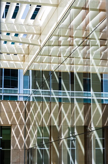 Abstract Reflections of Office Building