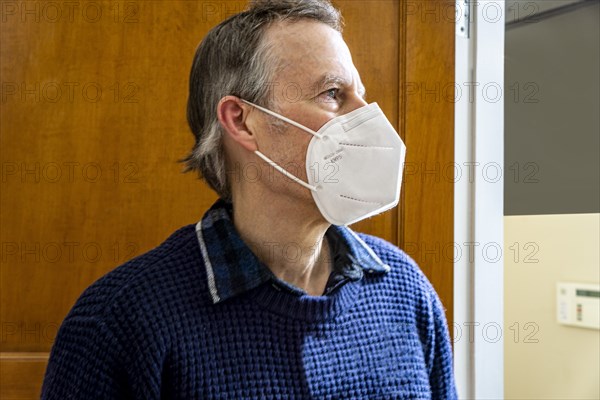 Man wearing Protective Face Mask