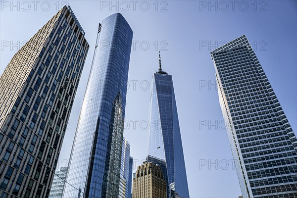 Downtown Skyline with One World Trade Center