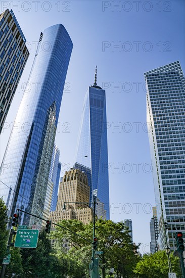 Downtown Skyline with One World Trade Center