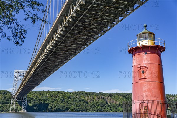 George Washington Bridge and Red Light House