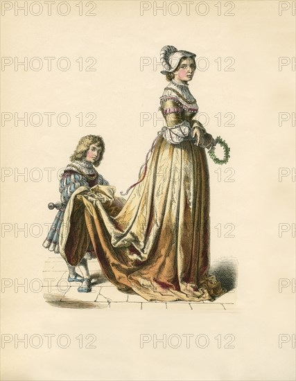 French Noblewoman and Page