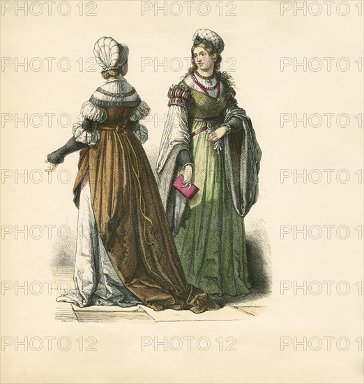 Two German Women in Costume