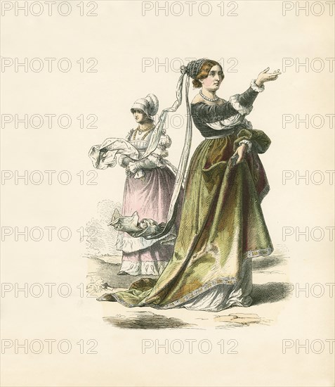 Two German Women in Costume