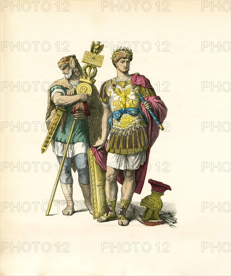 Standard Bearer and Roman General