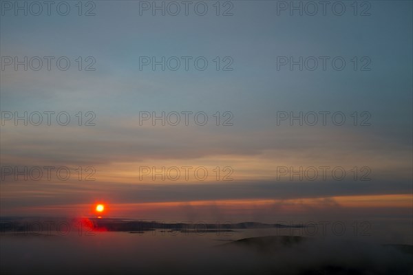 Sunrise and Fog