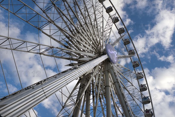 Low Angle View of Ferris Wheel