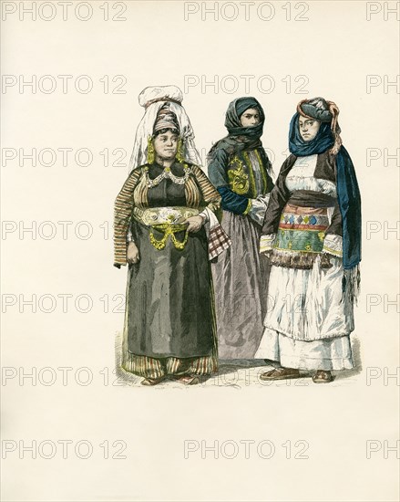 Folk Dress in European Turkey (now Parts of Albania