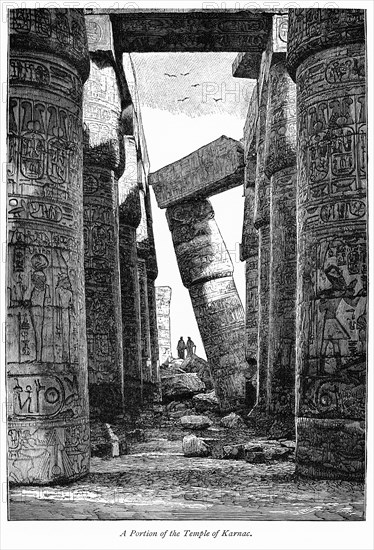 A portion of the Temple of Karnac (Karnak)