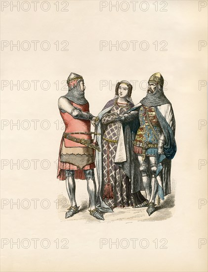 Knights and Noblewoman (1330-1370)