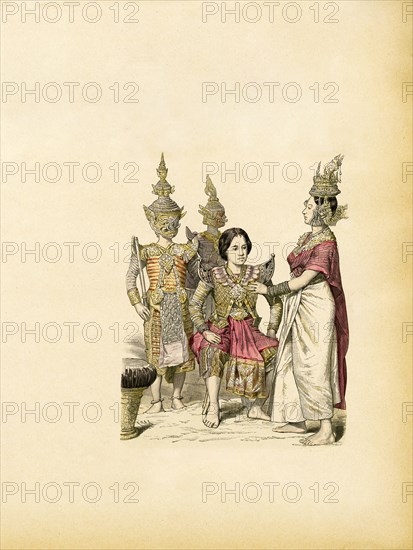 Actors and Actresses from Siam (Thailand)
