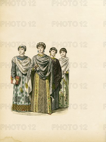 Attendants and Empress Theodora (547)