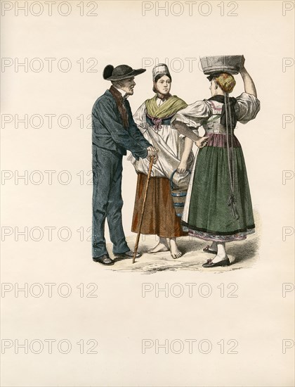 French Folk Dress