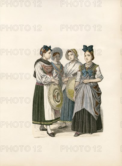 French Folk Dress