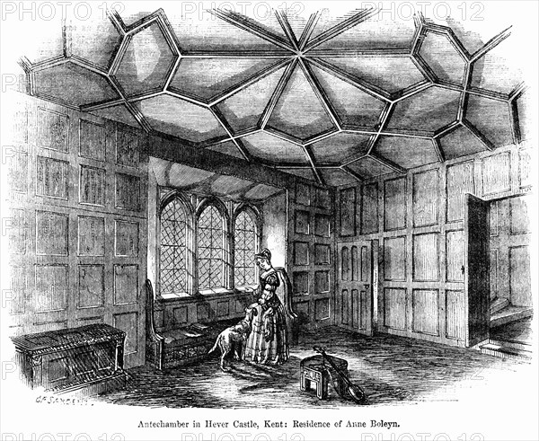 Antechamber in Hever Castle