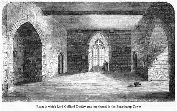Room in which Lord Guilford Dudley was imprisoned in the Beauchamp Tower