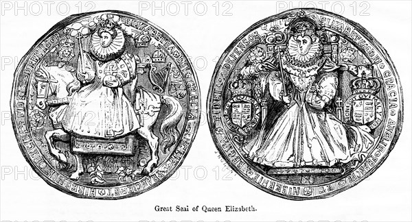 Great Seal of Queen Elizabeth